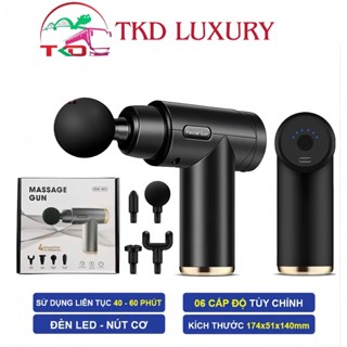 Máy Massage Cầm Tay Mini Toàn Thân 6 Cấp Độ Chuyên Sâu Đa Năng Tiện Lợi [ HÀNG CHÍNH HÃNG ]