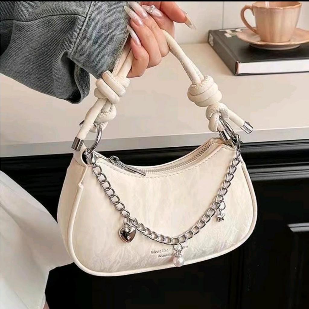 Túi Xách Nữ Kẹp Nách Da Tuyết Nhung Xinh Dễ Thương CUN309 | BigBuy360 - bigbuy360.vn