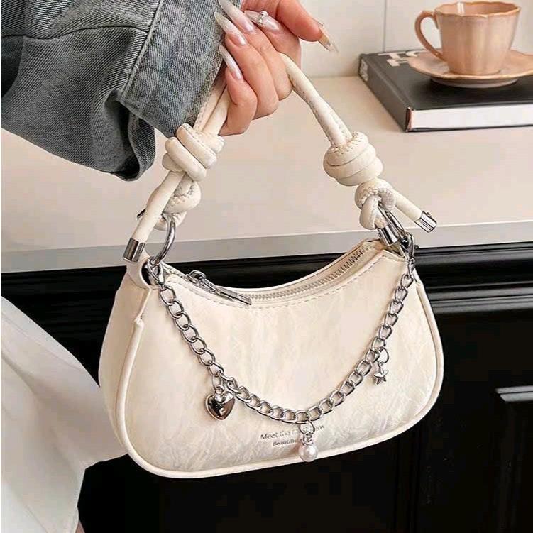 Túi Xách Nữ Kẹp Nách Da Tuyết Nhung Xinh Dễ Thương CUN309 | BigBuy360 - bigbuy360.vn