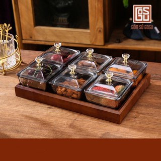 Khay Đựng Mứt Tết Bánh Kẹo Tết Thương Hiệu Gốm Sứ Gosu Chất Liệu Thủy Tinh Kèm Khay Gỗ Năm 2025 