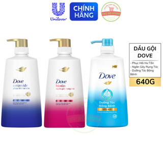 Dầu Gội Dove Phục Hồi Hư Tổn | Ngăn Gãy Rụng Tóc | Dưỡng Tóc Bồng Bềnh - Chai 640G
