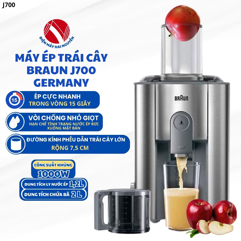 Máy ép trái cây Braun J700