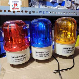 Đèn cảnh báo cấp cứu báo động chống trộm tín hiệu quay không còi 12v,24v,220v đủ màu