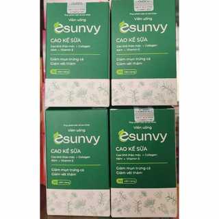 trọn bộ mụn esunvy ( viên uống + kem + sữa rửa mặt)