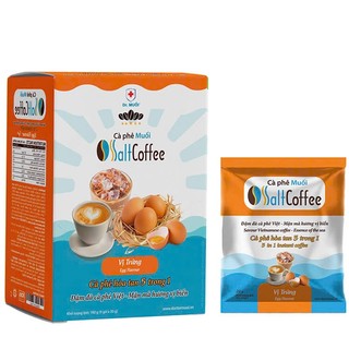 Cà phê muối - SaltCoffee (hộp 9 gói) cà phê hòa tan 4in1
