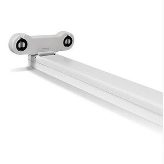 <Giao tỉnh> Máng LED T8 1M2 đơn, đôi màu trắng ( không bao gồm đèn )