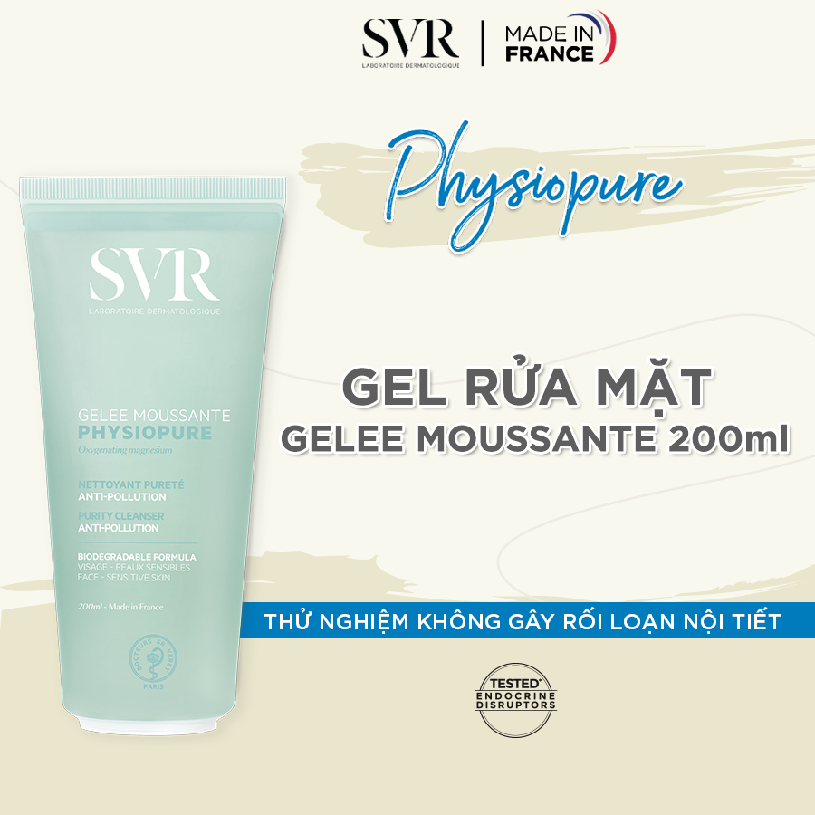 Sữa Rửa Mặt SVR Cho Da Nhạy Cảm - SVR PHYSIOPURE Gelee Moussante Gel Srm 55ml - 200ml- Dr Thêm