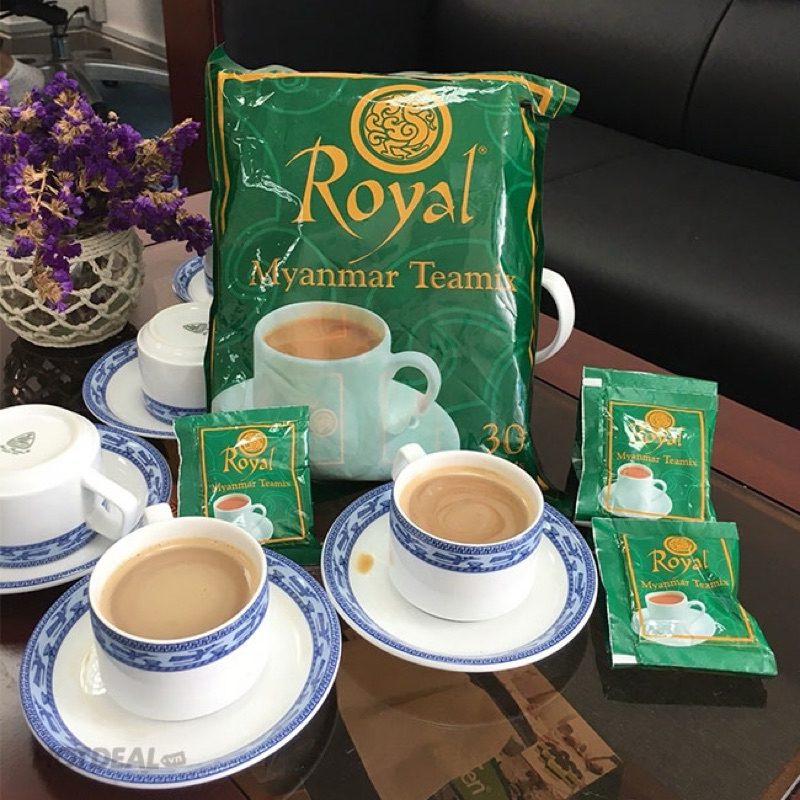 [Chính hãng] Trà Sữa Tự Pha ROYAL MYANMAR TEAMIX 600g 30 gói nhỏ