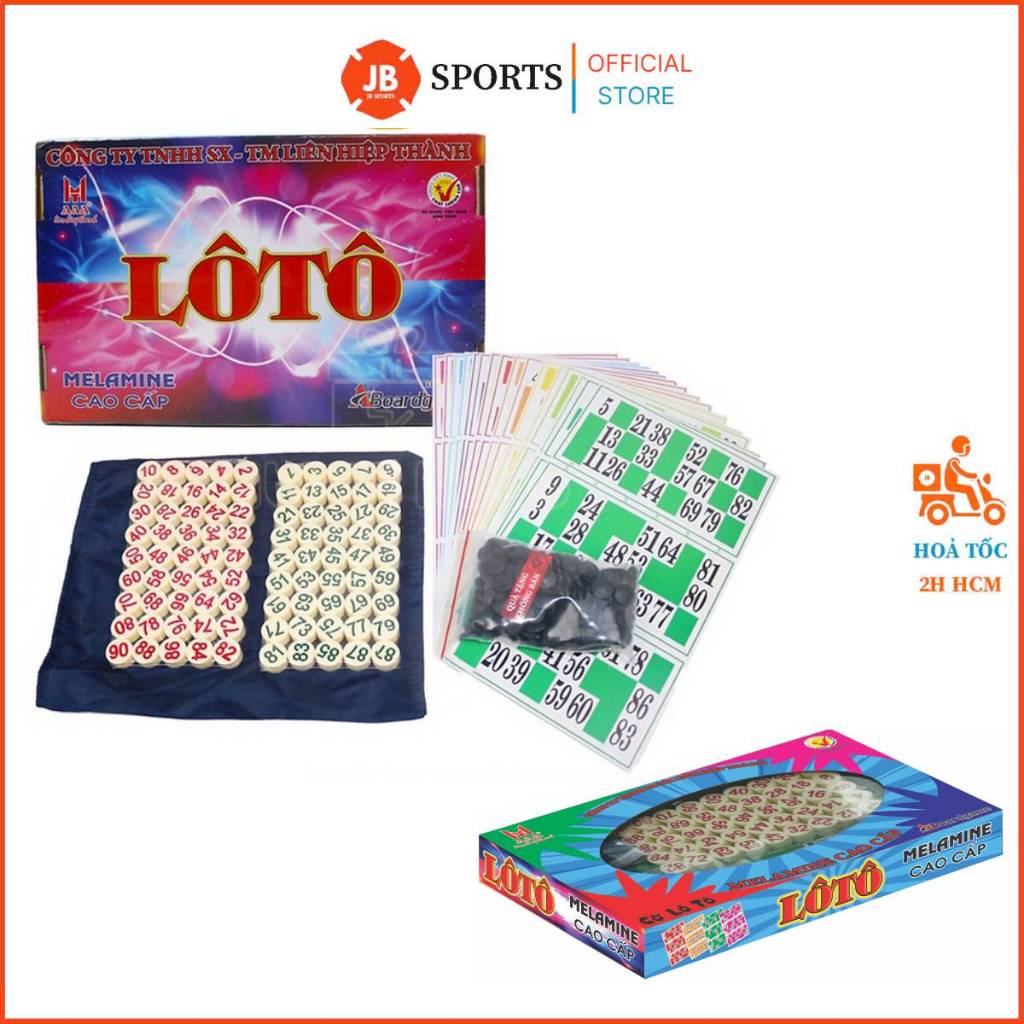 Cờ Lô Tô Melamine AAA Cao Cấp Liên Hiệp Thành - Board Game - Trò Chơi Giải Trí