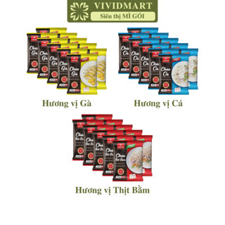 [SET 10 GÓI] - VIFON - Cháo ăn liền Vifon gói nhỏ 3 vị: Gà, Cá, Thịt bằm (50g/gói) - Cháo ăn liền Vifon, Cháo Vifon gói