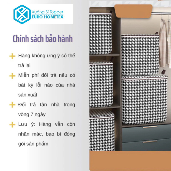 Túi đựng chăn ga gối nệm Topper,túi đựng quần áo tránh bám bụi ẩm móc, bảo vệ quần áo Xưởng Sỉ Toppe