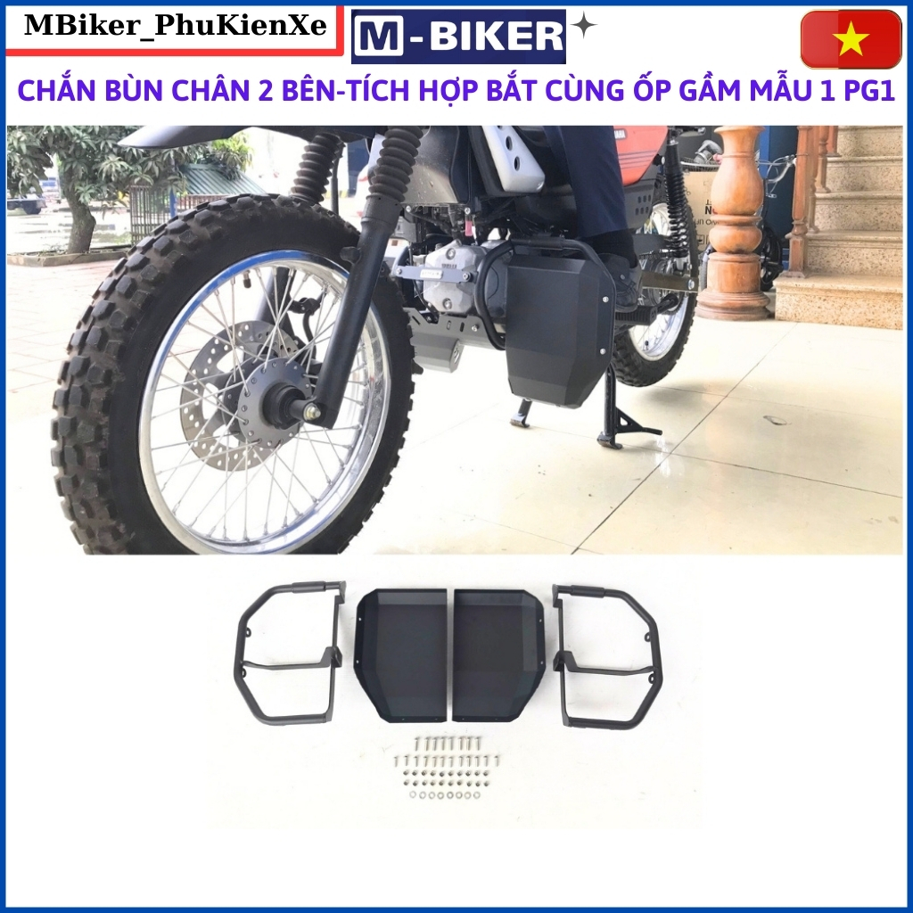 Chắn bùn chân pg1 , chắn bùn pg1 , bảo vệ chân pg1 , chống đổ pg1 , phụ kiện pg1 , mbiker