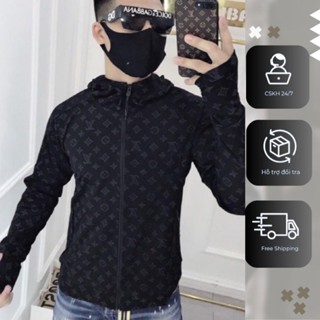 Áo khoác Chống Nắng Nam Nữ LV Vải Umi Thông hơi Co Dãn 4 Chiều Logo Dập Nổi Siêu Chất