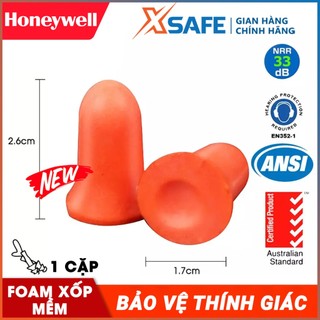 Nút tai chống ồn Honeywell Max1d - Bịt tai chống ồn lên đến 29dB - dùng cho bảo hộ lao động, học tập, nghỉ ngơi