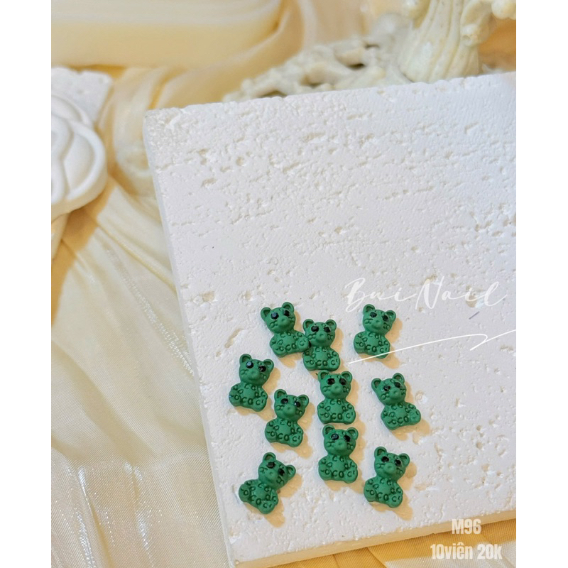 CHARM GẤU KIM LOẠI M96 10 VIÊN