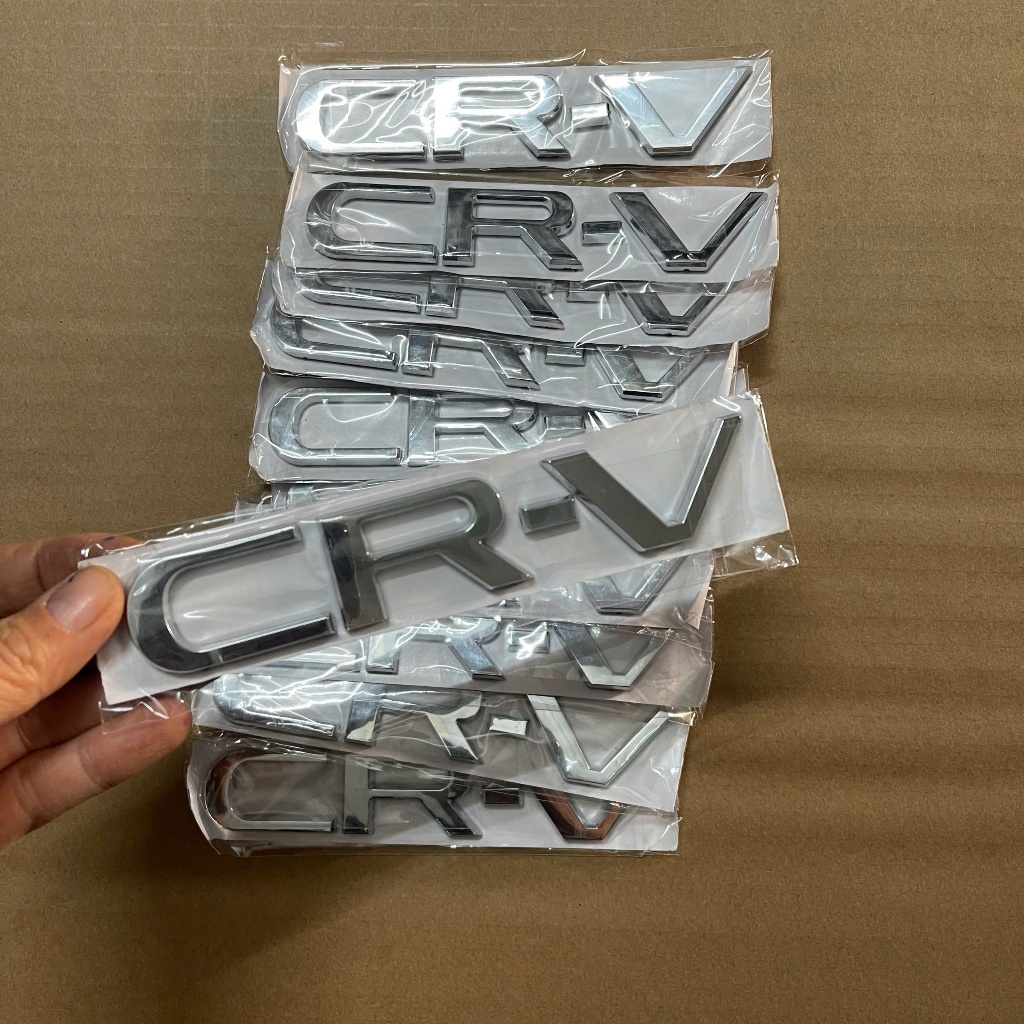 1 Đề Can 3D Chất Liệu ABS Chất Lượng Cao Dán Trang Trí Đuôi Xe Hơi CRV CR-V