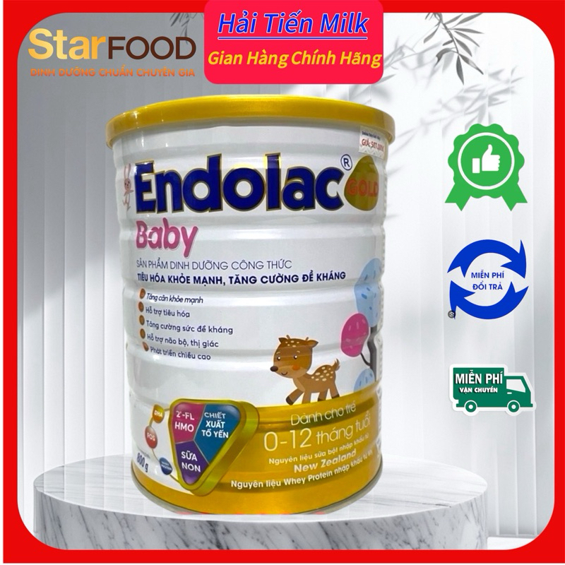 Sữa Endolac Gold Baby -  lon 800g date: mới nhất