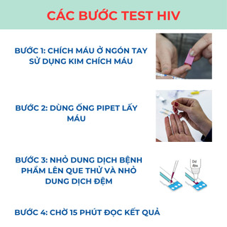 Test Xét Nghiệm Nhanh HIV InTec Tại Nhà Chính Xác 99.99%