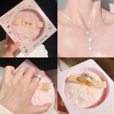 Bông phấn bắt sáng nhũ highlight MACK ANDY