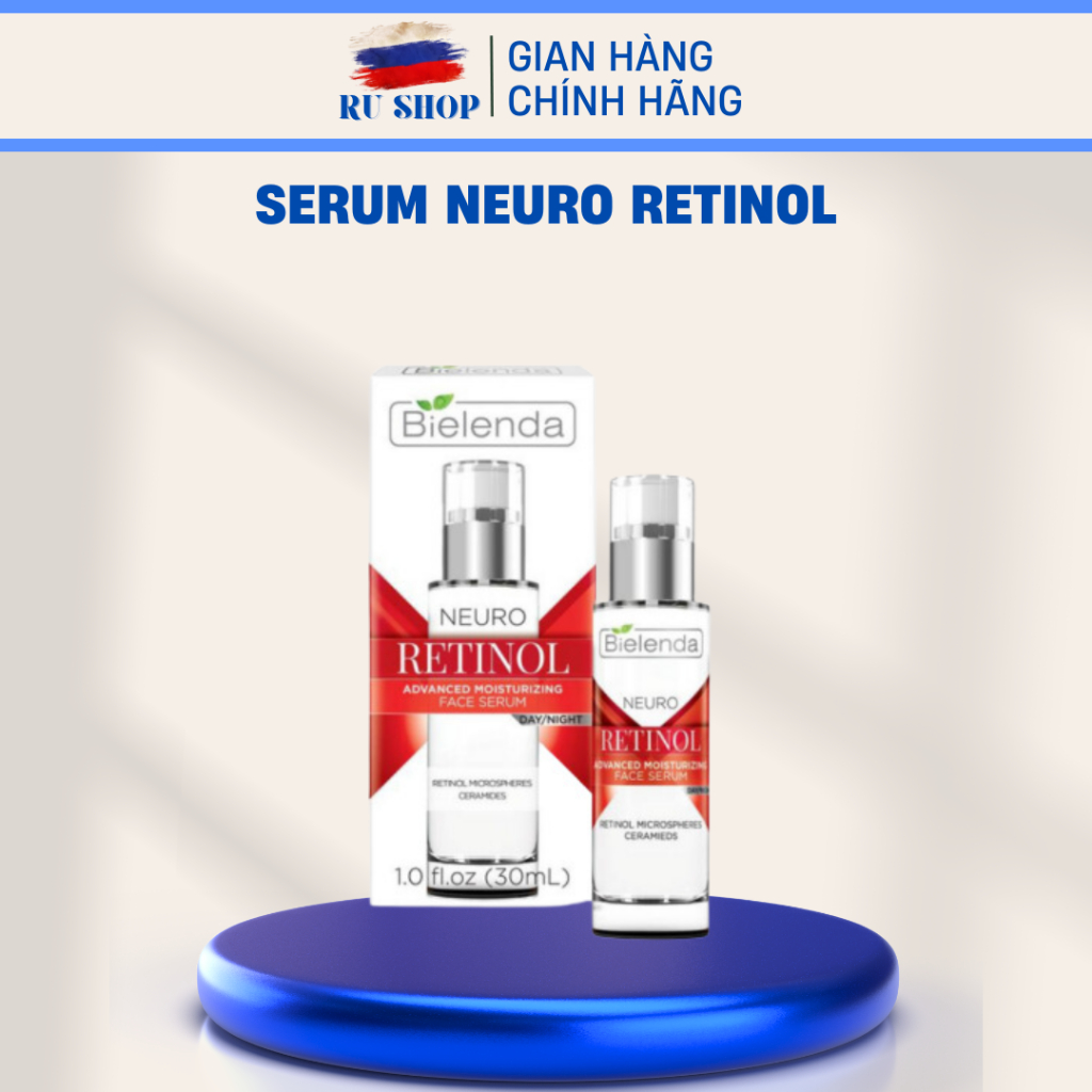 Serum Bielenda Neuro Retinol Neuromimetic Rejuvenating Serum Day Night chống lão hóa - 30ml