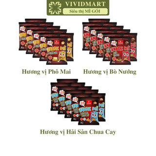 [SET 10 GÓI] - VIFON - Snack mì Vifon 3 vị: Bò Nướng, Hải Sản Chua Cay, Phô Mai (30g/gói) - Vifon snack mì ăn liền