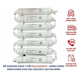 BỘ KHOÁNG AQUA 7 CẤP 5,6,7,8,9,10,11- Hàng Chính Hãng dùng cho các dòng máy lọc Ro