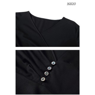 Áo kiểu BIGSIZE peplum che bụng 16820