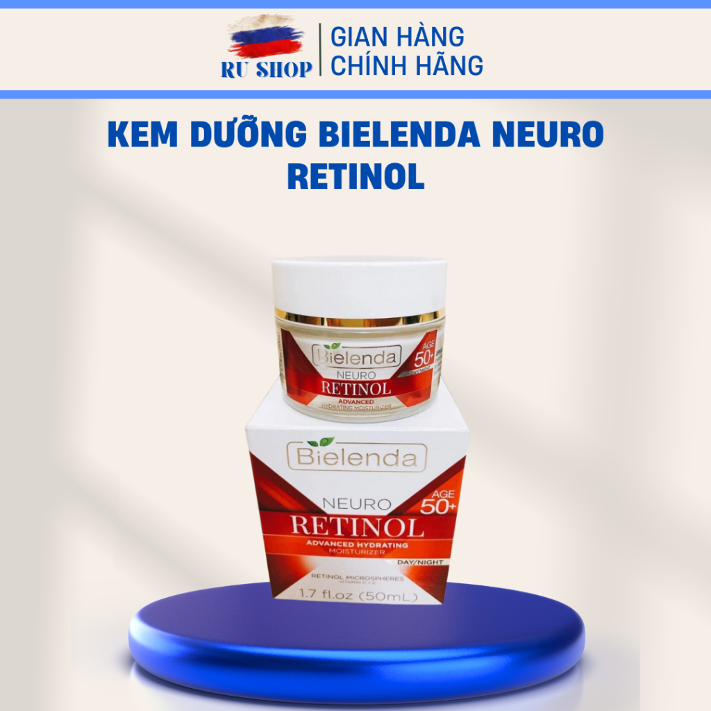 Kem dưỡng Bielenda Neuro Retinol chống lão hóa giảm nếp nhăn 50ml