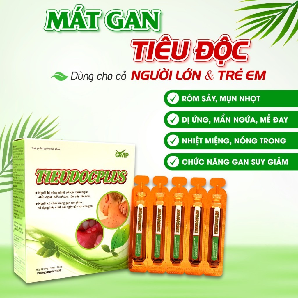 Tiêu độc plus-Vạn Tam-Giải độc tiêu viêm-hộp 20 ống