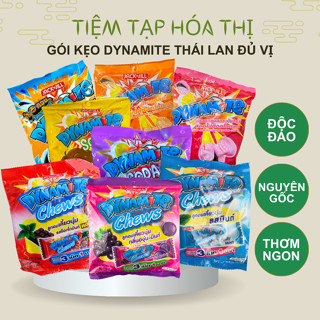 Kẹo Dynamite Thái Lan Nhân Bạc Hà Socola Soda Dâu Tan Chảy Candy Ăn Vặt Food