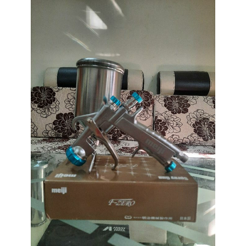 Súng phun sơn Meiji F-zero T béc 1.4mm hàng Nhật chính hãng cao cấp