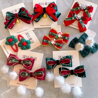  Kẹp tóc noel merry chrismast phụ kiện tóc giáng sinh dễ thương 