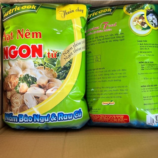 [chay/mặn] Hạt nêm nấm bào ngư CHAY NUTRI (5kg)
