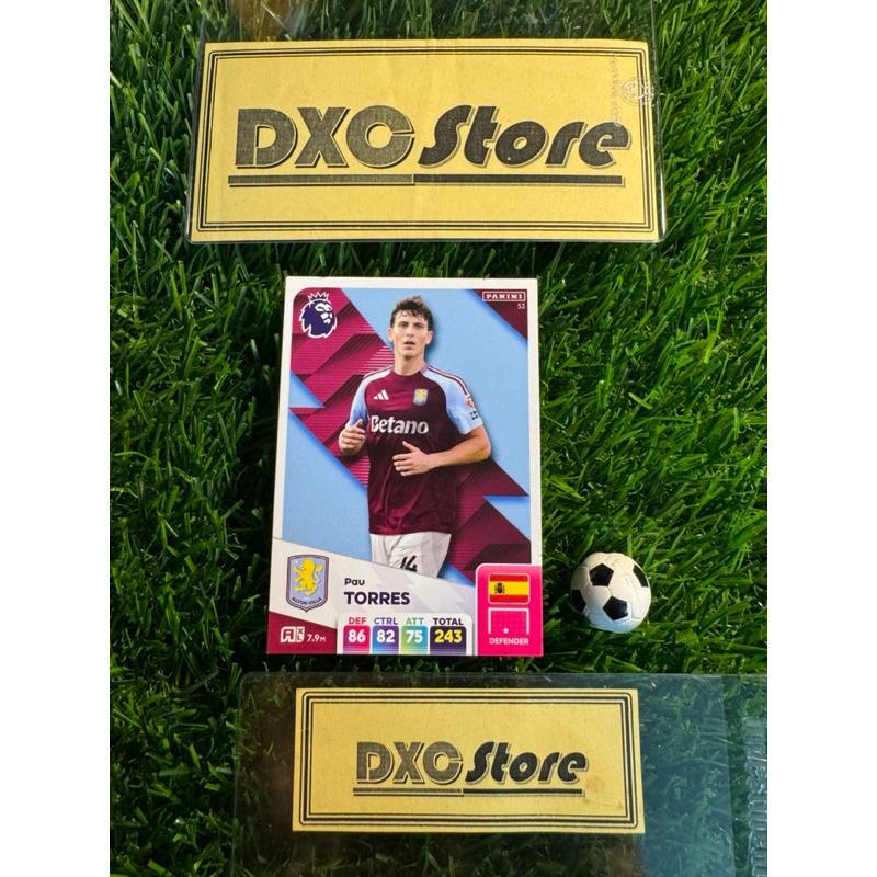 [ CHÍNH HÃNG ] - PANINI ADRENALYN XL PREMIER LEAGUE 2025 - PAU TORRES (ASTON VILLA)