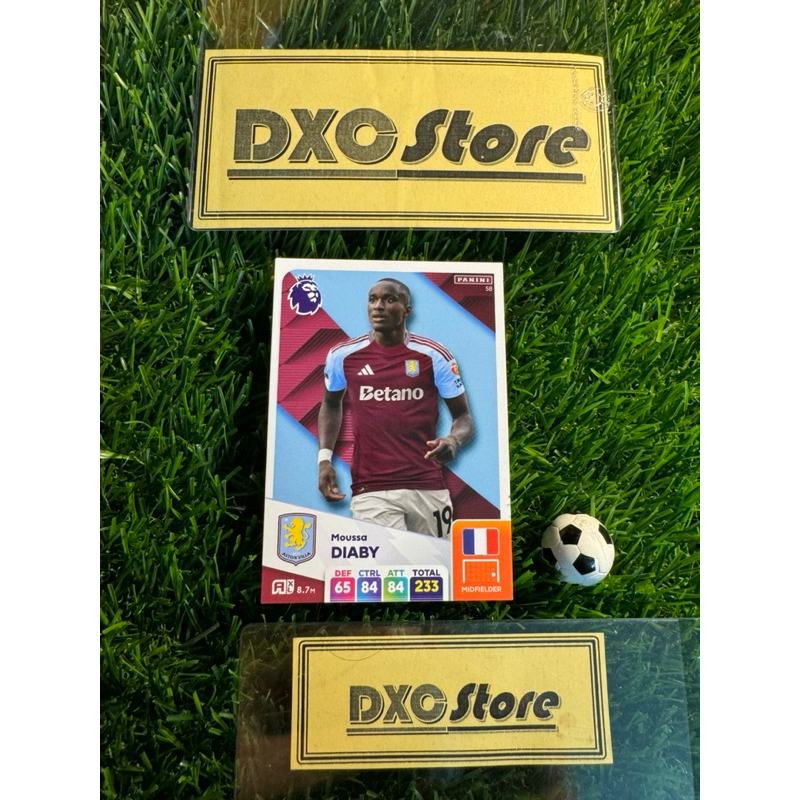[ CHÍNH HÃNG ] - PANINI ADRENALYN XL PREMIER LEAGUE 2025 - MOUSSA DIABY (ASTON VILLA)