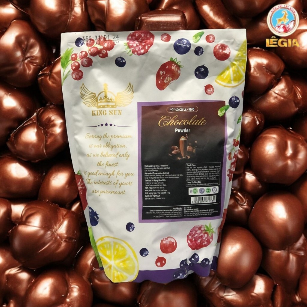 Bột Trà Sữa Socola King Sun 1KG