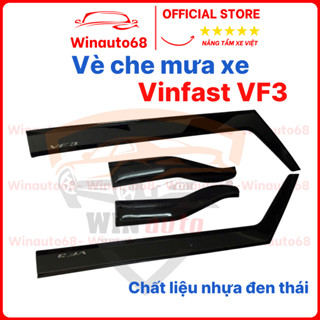 Vè che mưa xe Vinfast VF3 nhựa thái đen dày cao cấp WINAUTO68