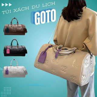 Túi du lịch cao cấp GOTO túi trống đeo chéo đựng quần áo tập gym có ngăn chống nước GT018
