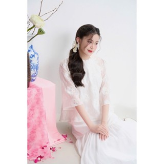  Set áo tiểu thư chân váy Trúc Nhã thiết kế Aguja 