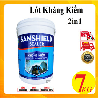 Sơn lót chống kiềm Cao Cấp 7kg nội & ngoại thất - Chống Nứt - Chống Thấm - Chống Nấm Mốc - 2IN1