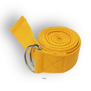 Dây tập yoga sợi cotton 1m8 móc chữ C tự khóa