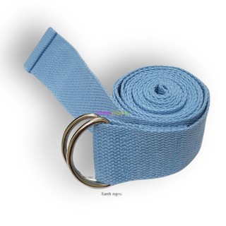 Dây tập yoga sợi cotton 1m8 móc chữ C tự khóa