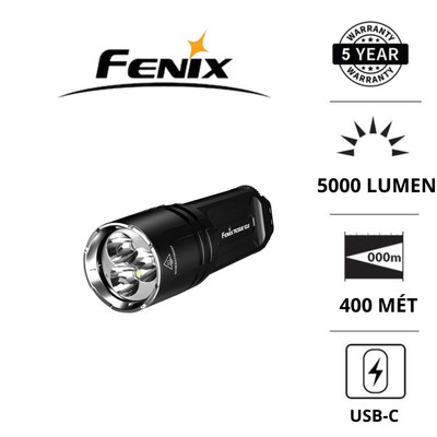 Đèn pin FENIX TK35UE V2.0 sáng 5000 lm chiếu xa 400m kèm 02 pin Fenix 3400mAh và sạc đôi Vapcell Q2