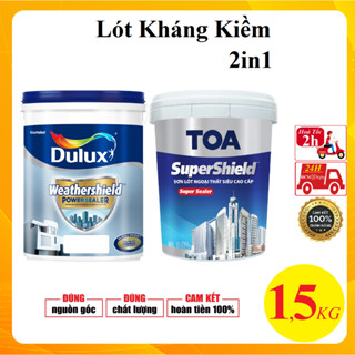 1.5kg Sơn lót chống kiềm nội & ngoại thất - Chống Nứt - Chống Thấm - Chống Nấm Mốc - 2IN1 Gốc Nước