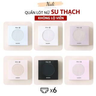  SET 6 Quần Lót Su Thạch Không Lộ Viền Chất Mềm Mỏng Đáy Quần Cotton Kháng Khuẩn Tuyệt Đối NL339 