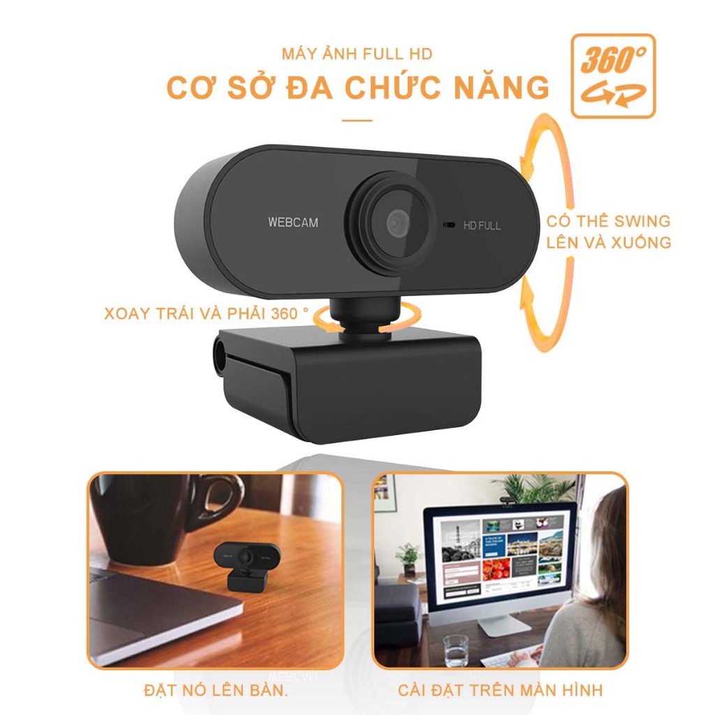 MKEPS 2K Webcam MạNg, TíCh HợP Mic, Phù HợP Cho CuộC GọI Video Và Livestream, TươNg ThíCh VớI Pc Và Laptop | BigBuy360 - bigbuy360.vn
