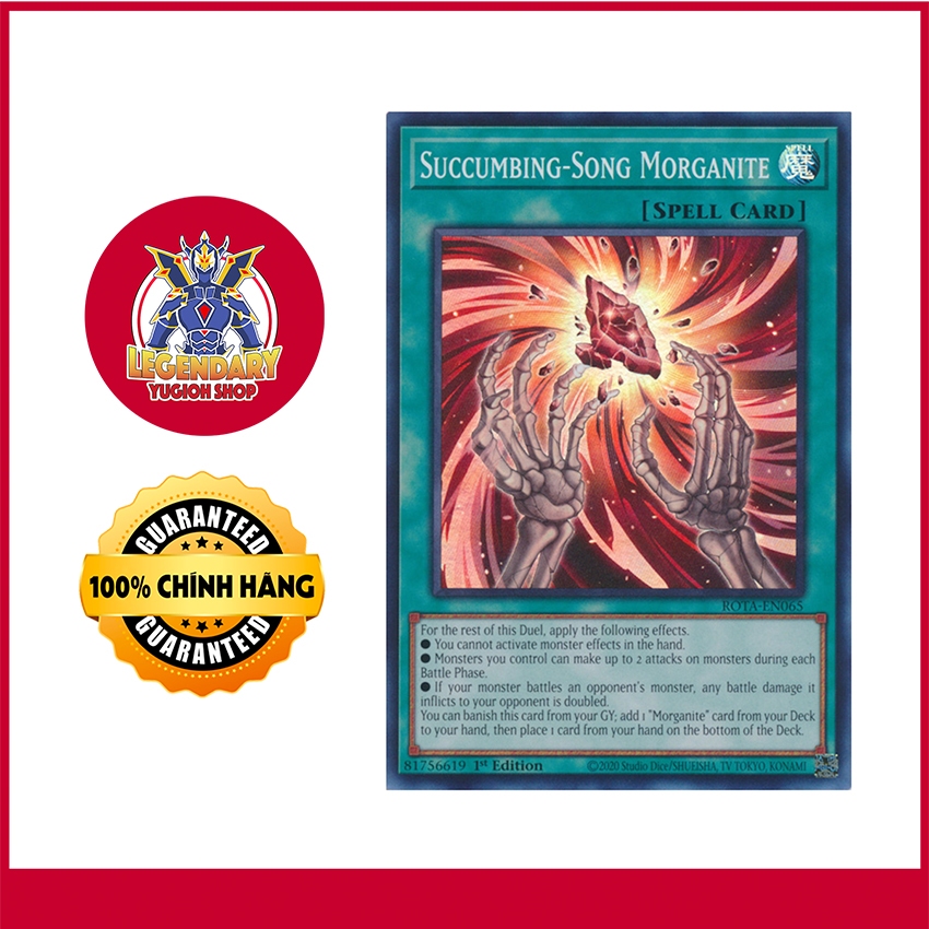 [Thẻ Bài Yugioh Chính Hãng] Succumbing-Song Morganite