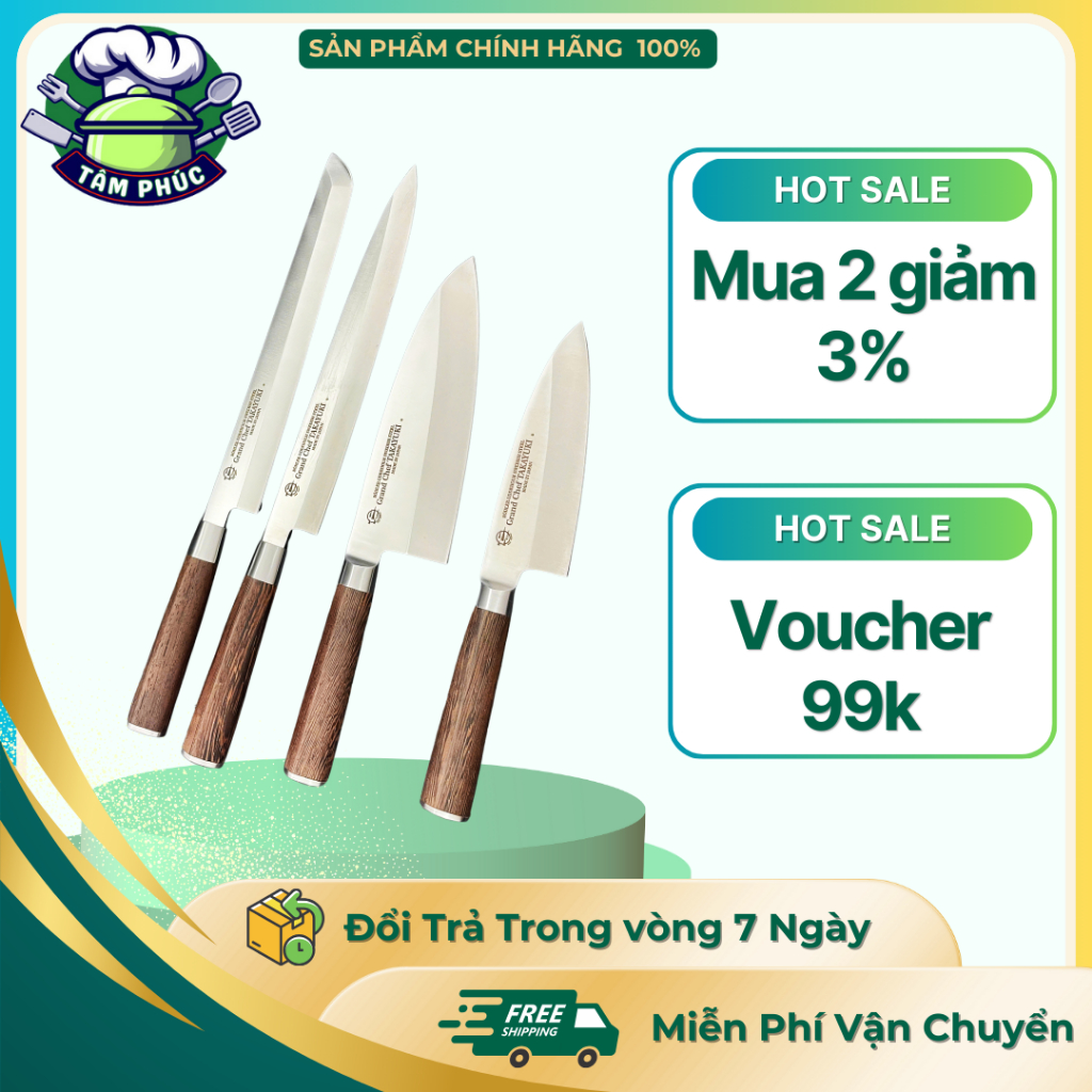 Dao Deba, Sashimi Nhật Bản – Chính Hãng TAKAYUKI, Chuyên Thịt Cá, Đầu Cá, Siêu Sắc