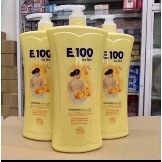 Sữa Tắm E100 Silky Màu Vàng 1200ml (1 CHAI)