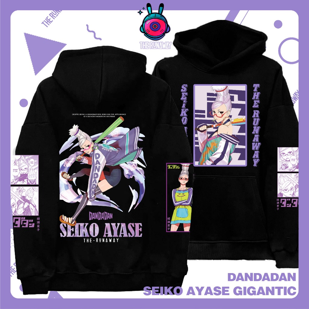 Áo Hoodie Dandadan: Seiko Ayase Gigantic Nỉ bông cho Nam/ Nữ by The Runaway